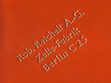 Rob. Reichelt Zelte-Fabrik C25