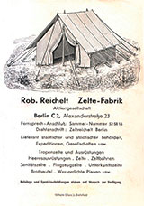 Rob. Reichelt Zelte-Fabrik